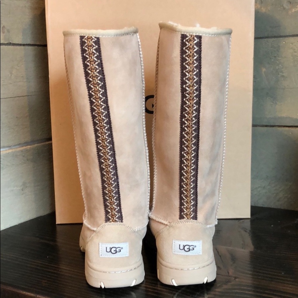 NWT UGG Ultimate Tall Braid boot - Picture 4 of 11